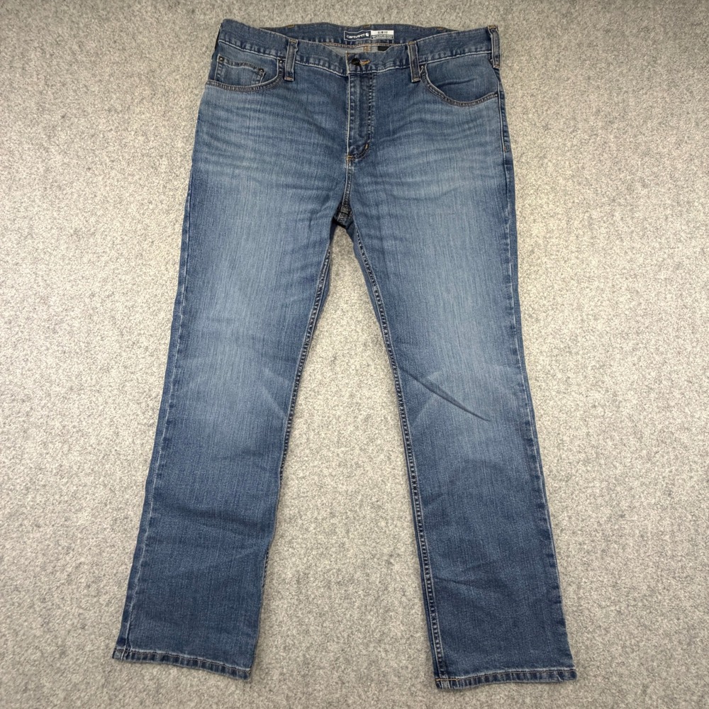Carhartt Rugged Flex Slim Fit Tapered Leg Jeans Blue BD2807-M 38x30